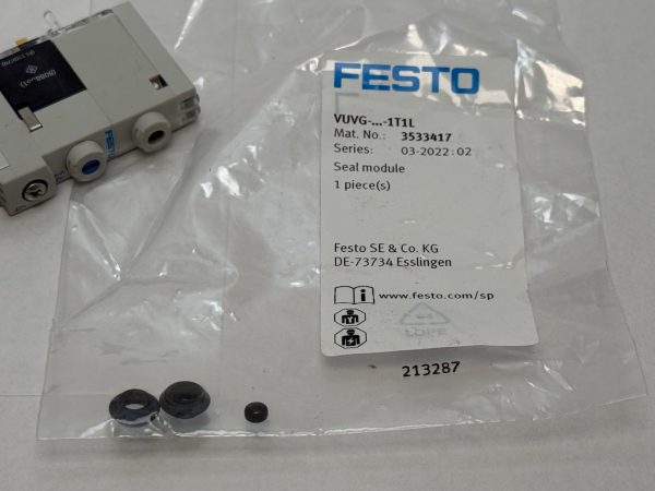 Festo VUVG-B10-B52-RZT-F-1T1L Solenoid Valve VUVGB10B52RZTF1T1L