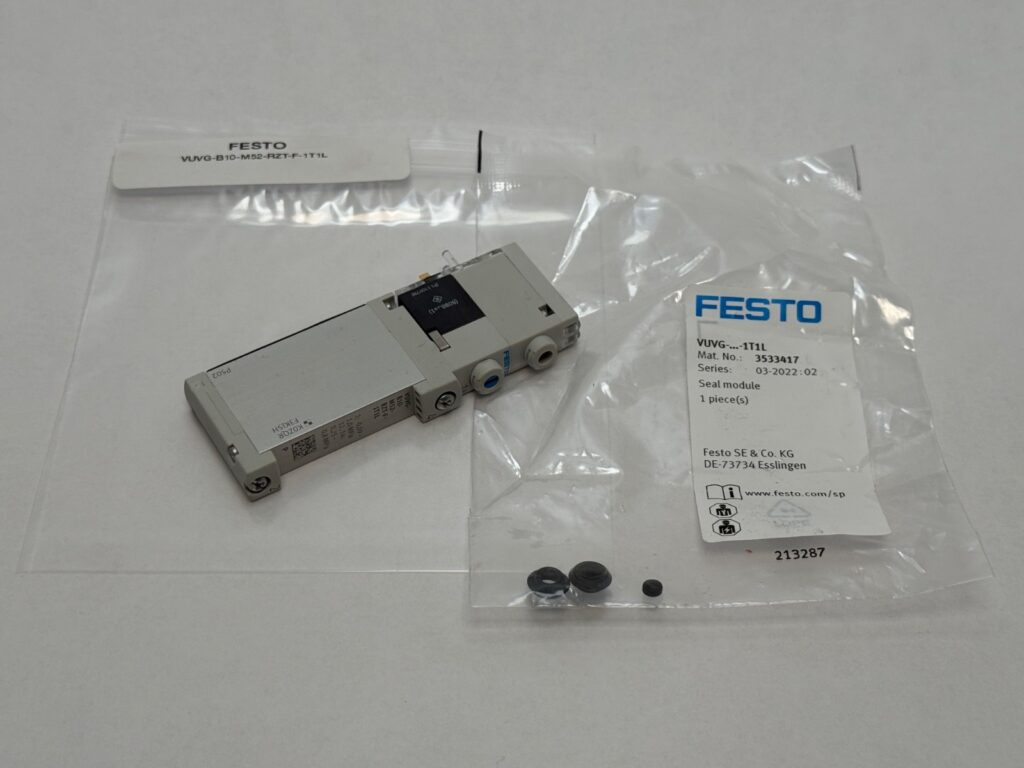 Festo VUVG-B10-B52-RZT-F-1T1L Solenoid Valve VUVGB10B52RZTF1T1L