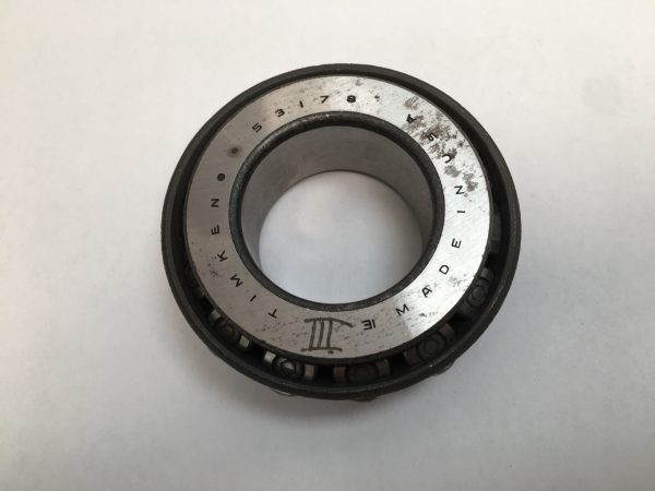Taper Roller Bearing Cone – 1.75 in Bore, 1.114 in Width, Bearing Steel.