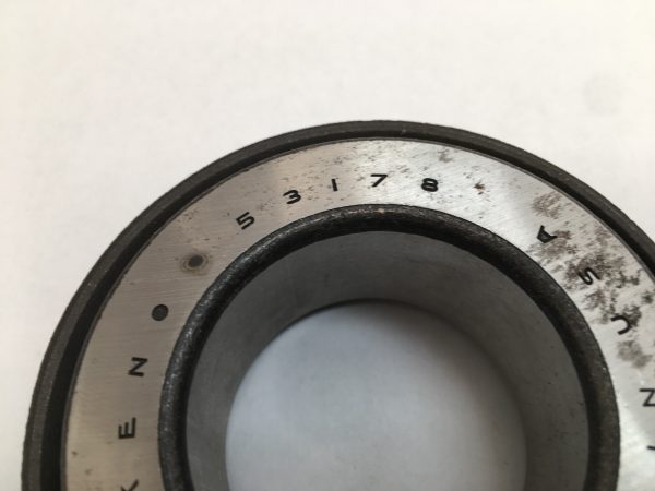 Taper Roller Bearing Cone – 1.75 in Bore, 1.114 in Width, Bearing Steel.