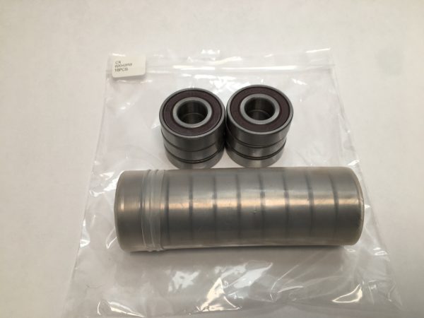 Deep Groove Ball Bearing – Straight Bore, 20 mm ID, 47 mm OD, 14 mm Width, Double Rubber Seal, Without Snap Ring 16 pcs
