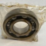 Deep Groove Ball Bearing – Straight Bore, 35 mm ID, 80 mm OD, 21 mm Width, Single Shield.