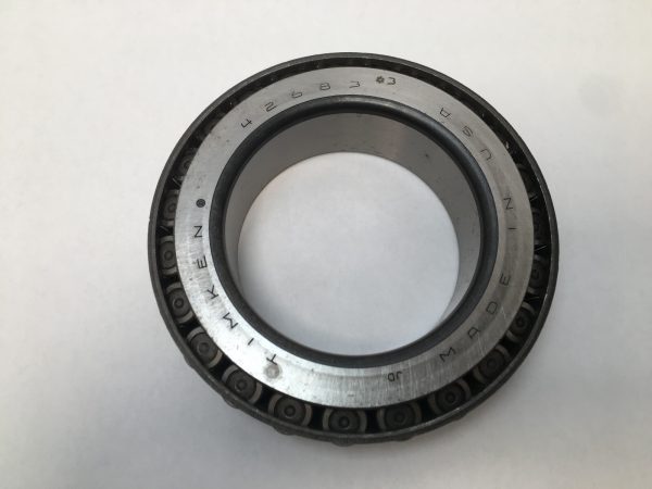 Single Cone – 2.8750 in Bore, 1.2205 in Cone Width, class 3, Case-Carburized Steel.