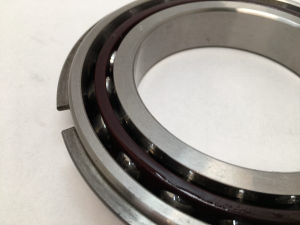 Angular Contact Ball Bearing – 90 mm ID, 140 mm OD, 24 mm Width, Open, 15° Contact Angle, Medium Preload.