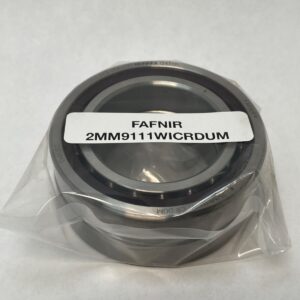 Angular Contact Ball Bearing - Straight Bore, 55 mm ID, 90 mm OD, 18 mm Width, Open, 15° Contact Angle, Medium Preload.