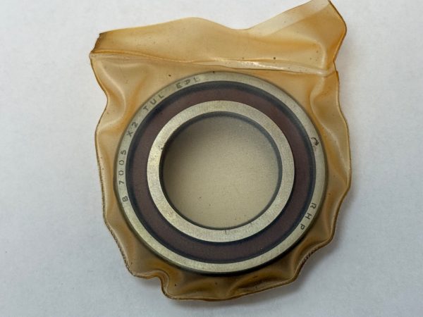 Angular Contact Ball Bearing – Straight Bore, 25 mm ID, 47 mm OD, 12 mm Width, Open, 15° Contact Angle, Light Preload.