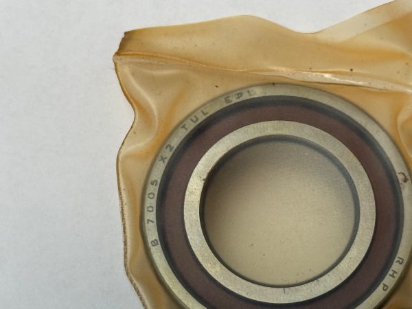 Angular Contact Ball Bearing – Straight Bore, 25 mm ID, 47 mm OD, 12 mm Width, Open, 15° Contact Angle, Light Preload.