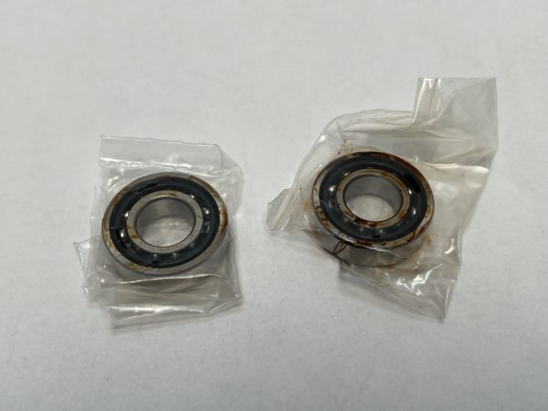 Angular Contact Ball Bearing – 10 mm ID, 22 mm OD, 6 mm Width, Open, 15° Contact Angle, Light Preload.