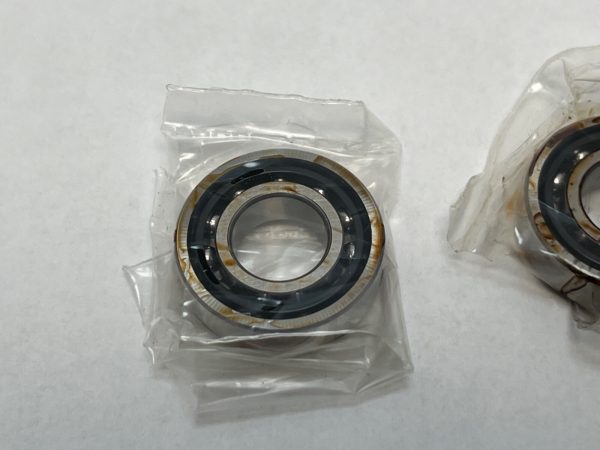 Angular Contact Ball Bearing – 10 mm ID, 22 mm OD, 6 mm Width, Open, 15° Contact Angle, Light Preload.
