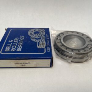 Spherical Roller Bearing - Straight Bore, 45mm ID, 85mm OD, 23mm Width, Open, Machined Brass Cage, C3 Clearance.