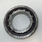 Angular contact bearing – 70 mm ID, 125 mm OD, 24 mm Width, Open, 25°.