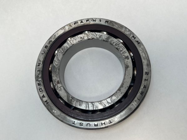 Angular contact bearing – 70 mm ID, 125 mm OD, 24 mm Width, Open, 25°.