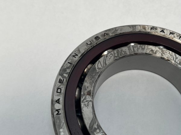 Angular contact bearing – 70 mm ID, 125 mm OD, 24 mm Width, Open, 25°.