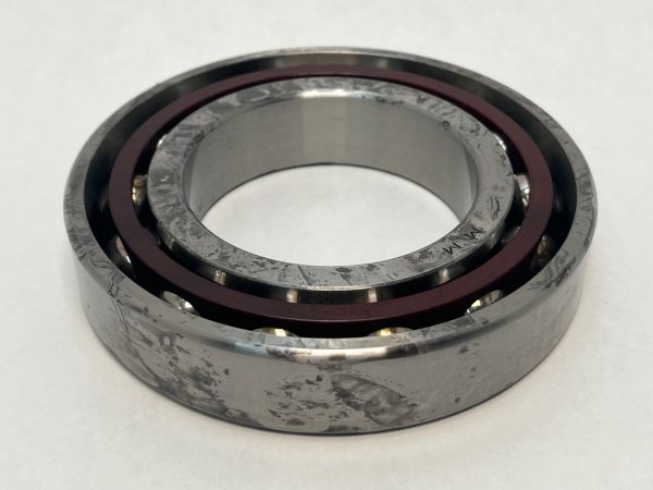 Angular contact bearing – 70 mm ID, 125 mm OD, 24 mm Width, Open, 25°.