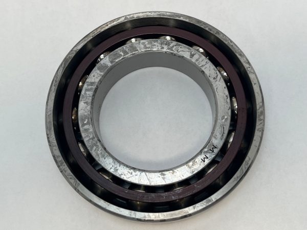 Angular contact bearing – 70 mm ID, 125 mm OD, 24 mm Width, Open, 25°.