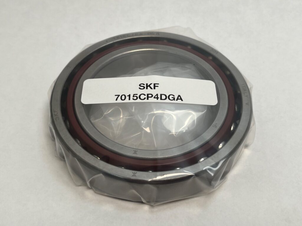 Angular Contact Bearing - 75 mm ID, 115 mm OD, 20 mm Width, Open, 15° contact angle, Light preload.