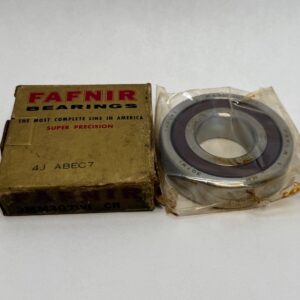 Angular Contact Ball Bearing - Straight Bore, 35 mm ID, 80 mm OD, 21 mm Width, Open, 15° Contact Angle, Light Preload.