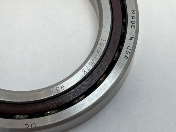 Angular Contact Ball Bearing – 75 mm ID, 115 mm OD, 20 mm Width, Open, 15° Contact Angle.