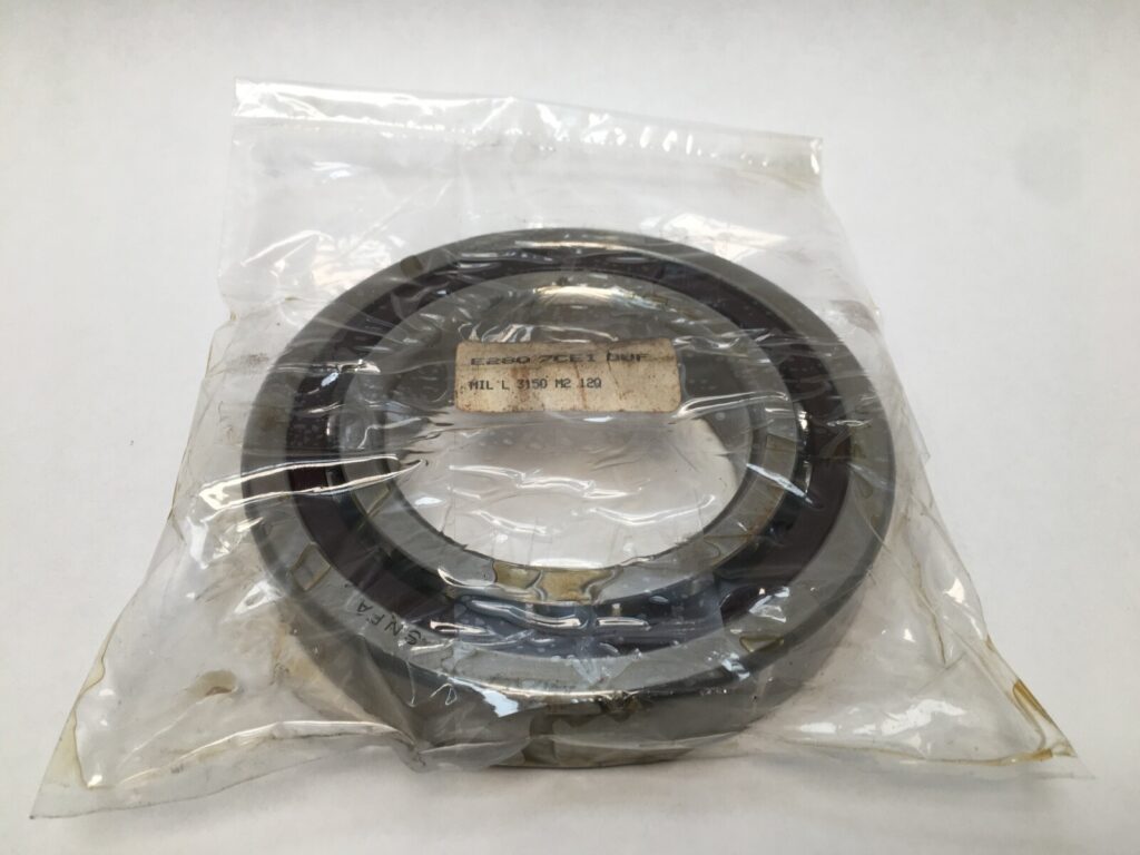 Angular Contact Ball Bearing – Straight Bore, 80 mm ID, 140 mm OD, 26 mm Width, Open, 15° Contact Angle, Heavy Preload.