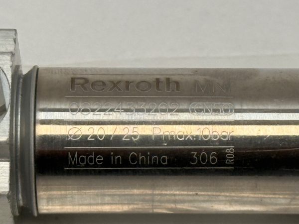 Rexroth 0822433202 Pneumatic Cylinder 0-822-433-202 10bar