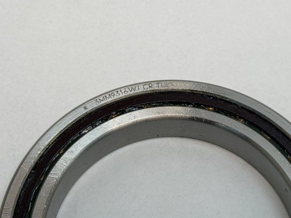 Angular Contact Bearing – 80 mm ID, 110 mm OD, 16 mm Width, Open, 25°, Light preload.