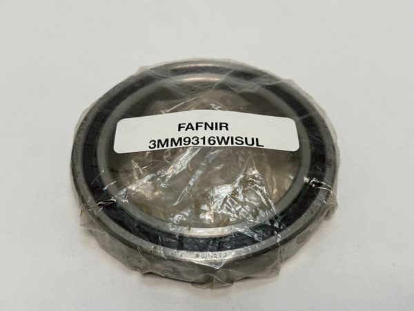 Angular Contact Bearing – 80 mm ID, 110 mm OD, 16 mm Width, Open, 25°, Light preload.