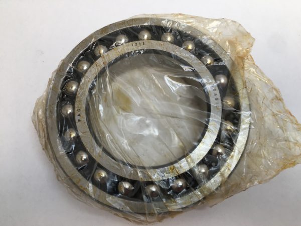 Self Aligning Ball Bearing – Straight Bore, 75 mm ID, 130 mm OD, 25 mm Width, Open.