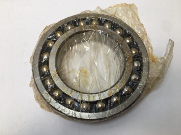 Self Aligning Ball Bearing – Straight Bore, 75 mm ID, 130 mm OD, 25 mm Width, Open.
