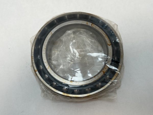 Angular Contact Ball Bearing – 65 mm ID, 100 mm OD, 18 mm Width, Open, 15° Contact Angle, Light Preload.