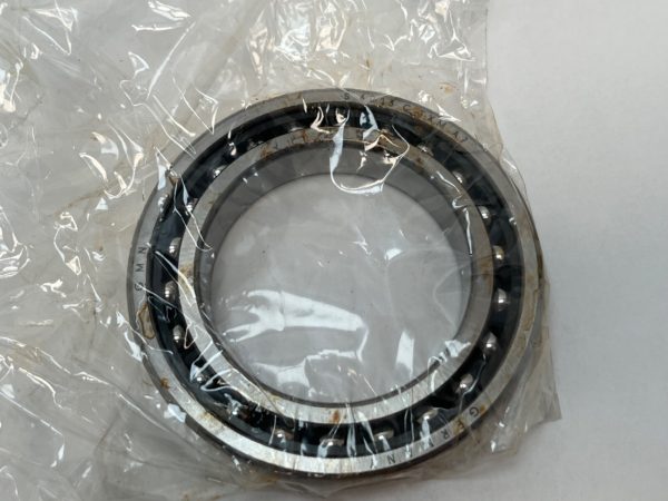 Angular Contact Ball Bearing – 65 mm ID, 100 mm OD, 18 mm Width, Open, 15° Contact Angle, Light Preload.