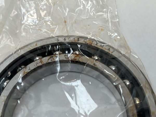 Angular Contact Ball Bearing – 65 mm ID, 100 mm OD, 18 mm Width, Open, 15° Contact Angle, Light Preload.