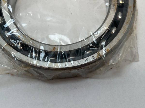 Angular Contact Ball Bearing – 65 mm ID, 100 mm OD, 18 mm Width, Open, 15° Contact Angle, Light Preload.