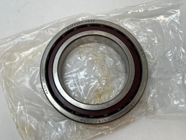 Angular Contact Ball Bearing – 75 mm ID, 115 mm OD, 20 mm Width, Open, 15° Contact Angle.