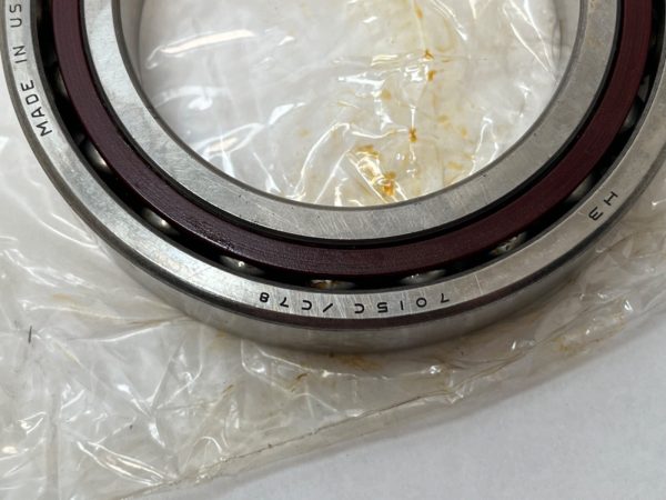 Angular Contact Ball Bearing – 75 mm ID, 115 mm OD, 20 mm Width, Open, 15° Contact Angle.