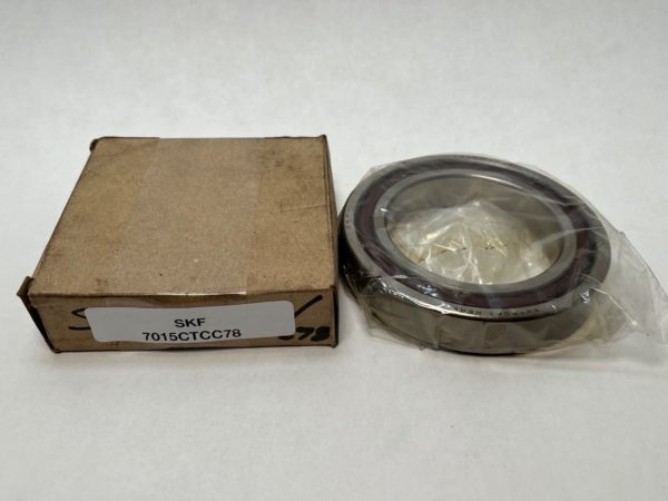 Angular Contact Ball Bearing – 75 mm ID, 115 mm OD, 20 mm Width, Open, 15° Contact Angle.