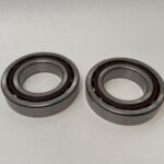 Angular Contact Ball Bearing – Straight Bore, 55 mm ID, 100 mm OD, 21 mm Width, Open, 15° Contact Angle, Light Preload.