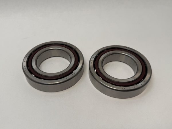 Angular Contact Ball Bearing – Straight Bore, 55 mm ID, 100 mm OD, 21 mm Width, Open, 15° Contact Angle, Light Preload.