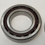 Angular Contact Ball Bearing – Straight Bore, 55 mm ID, 100 mm OD, 21 mm Width, Open, 15° Contact Angle, Light Preload.
