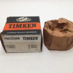 Tapered Roller Cup – 2.4409″ Outer Diemeter, 1.4275″ Width, class 3, Case-Carburized Steel.