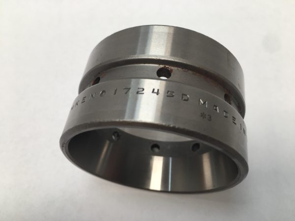 Tapered Roller Cup – 2.4409″ Outer Diemeter, 1.4275″ Width, class 3, Case-Carburized Steel.