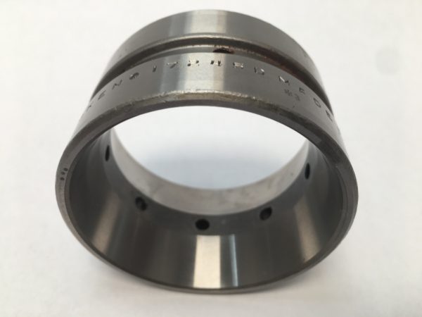 Tapered Roller Cup – 2.4409″ Outer Diemeter, 1.4275″ Width, class 3, Case-Carburized Steel.