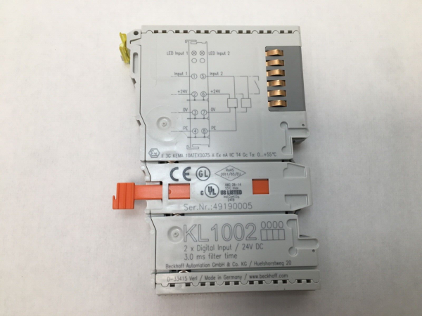 BECKHOFF KL1002 Programing Analog Output Terminal / Module KL 1002 Germany