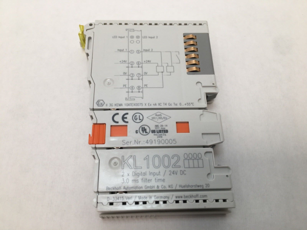 BECKHOFF KL1002 Programing Analog Output Terminal / Module KL 1002 Germany
