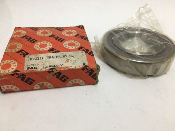 FAG B7211CTPAP4K5UL Angular Contact Bearing 55x100x21 mm B7211C TPA P4 K5 UL