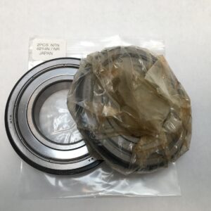 Deep Groove Ball Bearing - Straight Bore, 70 mm ID, 125 mm OD, 24 mm Width, Double Shield, With Snap Ring.