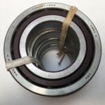 Angular Contact Ball Bearing – Straight Bore, 45 mm ID, 85 mm OD, 19 mm Width, Open, 40° Contact Angle, Duplex.