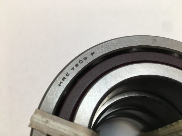 Angular Contact Ball Bearing – Straight Bore, 45 mm ID, 85 mm OD, 19 mm Width, Open, 40° Contact Angle, Duplex.