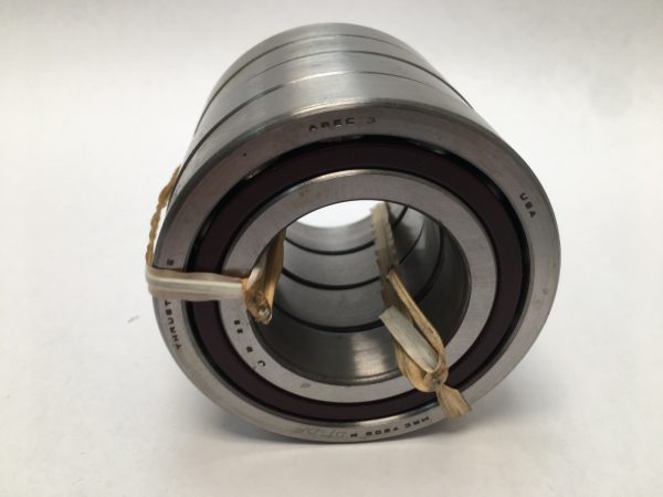 Angular Contact Ball Bearing – Straight Bore, 45 mm ID, 85 mm OD, 19 mm Width, Open, 40° Contact Angle, Duplex.