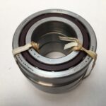 Angular Contact Ball Bearing – Straight Bore, 45 mm ID, 85 mm OD, 19 mm Width, Open, 40° Contact Angle, Duplex.