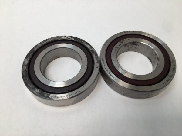 Angular Contact Ball Bearing – 45 mm ID, 85 mm OD, 38 mm Width, Open, 40° Contact Angle, Back-to-Back.